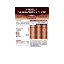 Grand Chien Adulte Premium